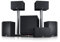 Teufel System 6-5.1 Heimkino Set mit Mächtiger Subwoofer, High-End-Klasse Lautsprecher für Filmton und Musik, 3-Wege-Dipole, Kinoatmosphäre - schwarz