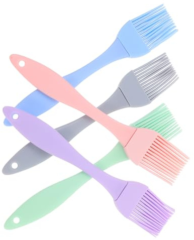 BESPORTBLE 5piezas Cepillo Para Barbacoa De Unidades Resistente Altas Temperaturas Para Hornear y Cocinar Casa