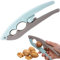 Nut Cracker Anti Splash Heavy Duty Nut Opener Tool Multifunctional Nutcracker Sturdy Stainless Steel Opener Tool with Non-Slip Handle for Walnuts Pecan Nut Hazelnuts Almonds Brazil Nuts