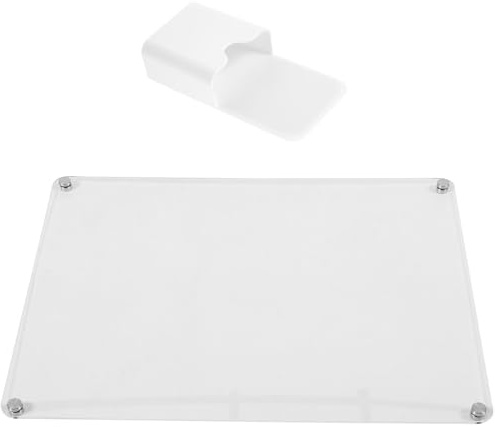 Zerodeko Tablero de Planificación Magnético Acrílico para Nevera Pizarra Borrable para Lista de Compra y Calendario Superficie Lisa para Escritura Cómoda Incluye Caja de Rotuladores
