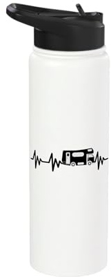 Motorhome camping camper Heartbeat motorhome Stainless Steel Insulated Water Bottle