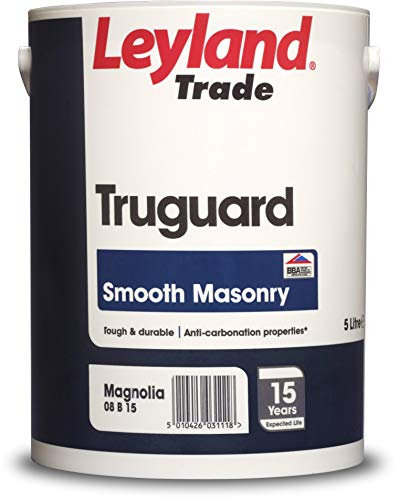 Leyland Trade Truguard Smooth Masonry Paint - Magnolia 5L