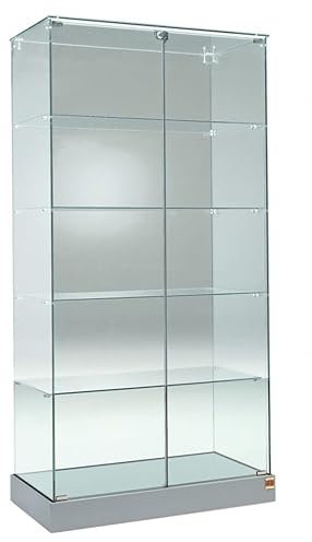 ITALFROM Vitrina alta L93xP46xH180 cm Cristales Temperados Puertas Batientes