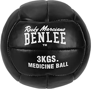 Ben Lee Rocky Marciano Unisex – Adults Paveley Artificial Leather Medicine Ball, Black, 3kg