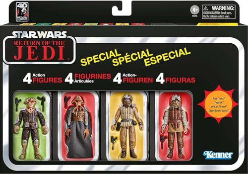 Star Wars The Vintage Collection Jabbas Hofleute Action-Figuren (9,5 cm) 4er-Pack