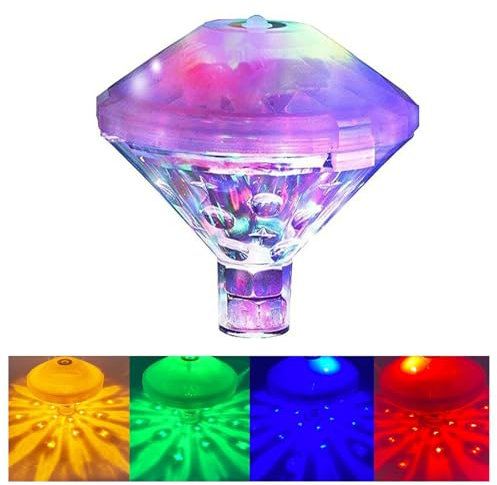 LED Poolbeleuchtung,Schwimmende Pool Licht,Unterwasser Licht mit 8 Modi,Unterwasser Pool Licht,Wasserdichtes LED Pool Beleuchtung,Farbwechselnde Whirlpool Lichter Unterwasser für Schwimmbad,Brunnen