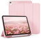 ZOYU Case for iPad (A16) 11 Inch 2025, iPad 10th Generation 2022 10.9 Inch with Pencil Holder, Smart Trifold Stand Protective Cover Soft TPU Back Shell, Support Touch ID, Auto Wake/Sleep, Light Pink