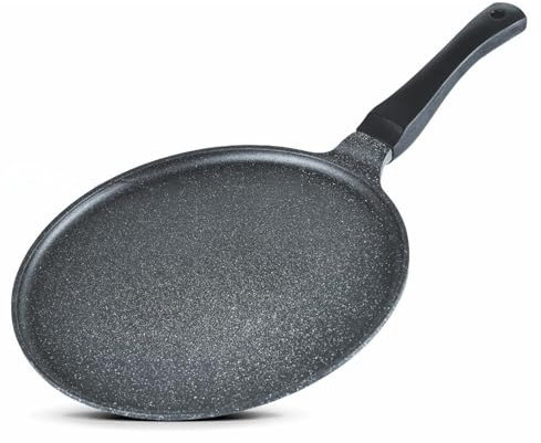 GRACE KITCHEN Cookware - Non Stick Crepe & Pancake Pan Induction Hob, 30 cm with Soft Touch Handle