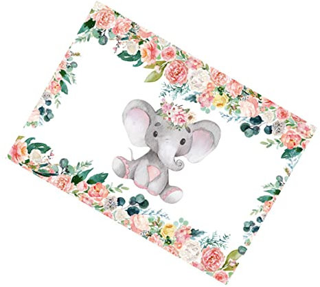 Hemobllo Elefanten-kulisse Dekoration -Hintergrund Cartoon-Wand-Hintergrund -Accessoire Entzückende Babykulisse Duschzubehör Dekorative Wandkulisse Entzückende Wandkulisse Vinyl