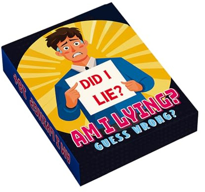 Card Games for Adults, Lie Guessing Card Game, Engaging Deck for Festival Celebrations Family Gatherings Women Men Birthday Parties