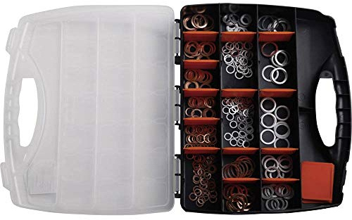 No Name 826407 316tlg. Kupfer-/Alu-Dichtring-Sortiment DIN 7603 Inhalt 316St