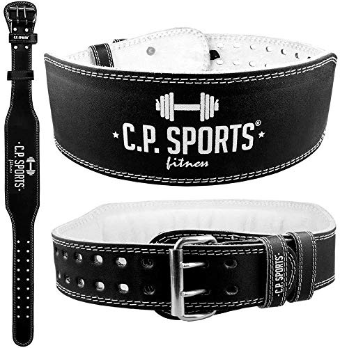 C.P.Sports Gewichthebergürtel XXS - XXXXXXL - Leder - Bodybuilding Gürtel, Trainingsgürtel, C.P.Sports, Gewichtheber Gürtel Herren, Damen - Größe: XL/XXL