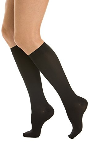 Relaxsan M1150 (Nero 1-S) gambaletti medicali microfibra classe 1 - K1 compressione graduata