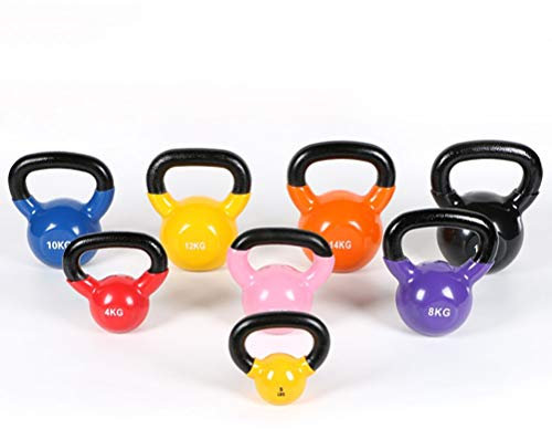 Kettlebells AGYH Farbige Gusseisen, Home Sport Fitnessgeräte, Krafttraining Hanteln, 2,3 Kg / 4 Kg / 6 Kg / 8kg / 10 Kg / 12 Kg / 14 Kg / 16 Kg (Size : 12kg/26.4lb)