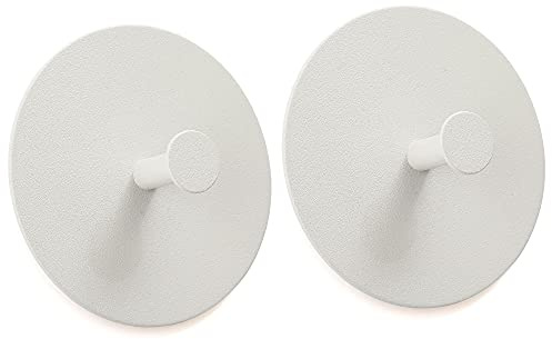 trand Wandhaken selbstklebend 2er Set – Handtuchhaken ohne Bohren - weiß