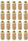 sourcing map 30Pcs Threaded Inserts, M6-1x25 Zinc Alloy Hex Socket Drive Screw-in Nut Threaded Inserts Furniture Bolt Fastener Connector for Wood Working Tool and Accessories