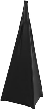 DIKACA soporte de altavoz soporte de teléfono para grabar soportes para altavoces de escritorio cubiertas de trípode de iluminación cubierta delicada manga del soporte del altavoz Black