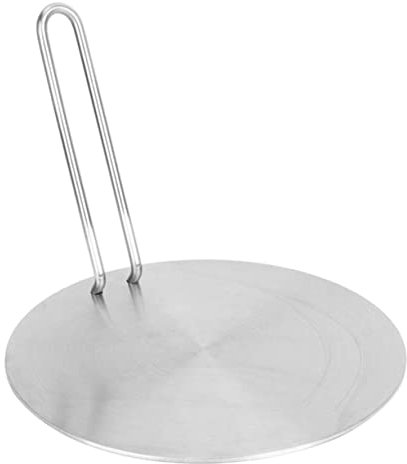 Warmhm Induktionsherd Adapterplatte Edelstahl Heat Diffuser Für Cerankochfeld Und Gasherd Robust Hitzebeständig Mit Sicherheitsgriff Geeignet Für Eisen Keramikpfannen