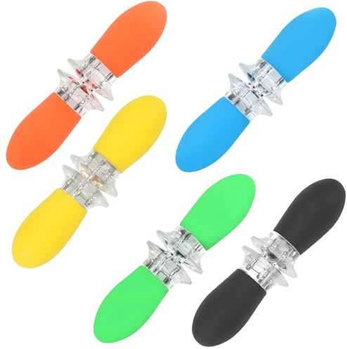 5PCS Corn on The Cob Holders, Stainless Steel Corn Cob Skewers, Secure Grip for Corn on Cob, Cob Skewers with Silicone Handle, for Kitchen,BBQ,Parties,Picnics and Camping