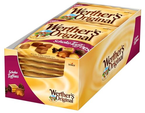 Werther's Original - Caramelos toffee blandos cubiertos de chocolate (15x120g)