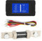 Fafeicy 0-200 V Sicherer Batteriemonitor, LCD-Anzeige DC-Multifunktions-Batteriemonitor-Messgerät, Zur Messung der Spannung, des Entladungsstroms, der Entladungskapazität (with 200A shunt)