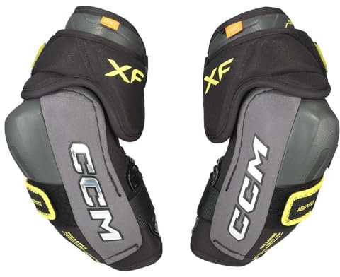 CCM Tacks XF Junior Eishockey Ellbogenschützer (Schwarz, M)