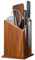 Gourmetop Porte-couteaux magnétique et porte-ustensiles de cuisine, support magnétique tout-en-un pour tout tenir, bois d'acacia de qualité supérieure, aimant Srong N40, organiseur de cuisine durable,