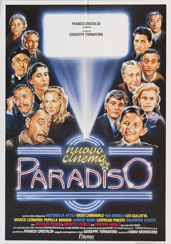 Generico Poster Nuovo Cinema Paradiso – Locandina 70x100 cm | Film di Giuseppe Tornatore | Cult italiano con musica di Ennio Morricone | Manifesto cinematografico vintage restaurato | SACWEBPHOTO