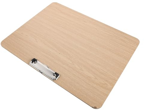 SWETRACE Lavagna da Disegno Orizzontale in Legno A3 con Clip Resistente, Portablocco Portatile per Artisti e Studenti, Tavola da Pittura per Esterni e Schizzi Paesaggistici
