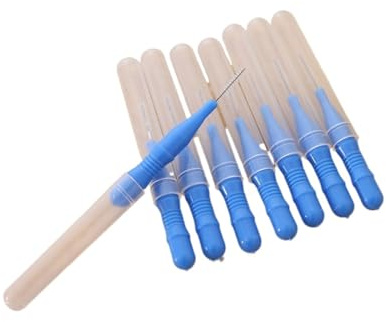Interdentalborstar och tandtrådspinnar, Interdentalborstar 50 st 0,5mm Flerfärgad(Blue)