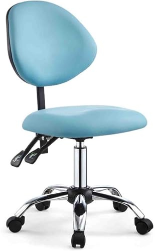 Ergonomisk snurrpall för tandsköterskor, pall med justerbart ryggstöd och höjd för mottagning, klassrum, laboratorium och disk, medicinsk(Style 2)