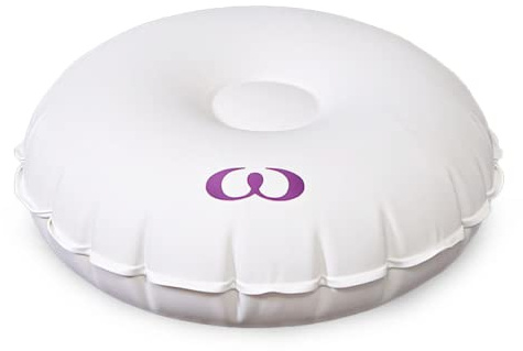 Waff Mini Classic - Mezza cuscino per esercizio, accessibile, pratico ed efficace, ottimo lavoro delle catene muscolari - (diametro 36 cm, bianco)