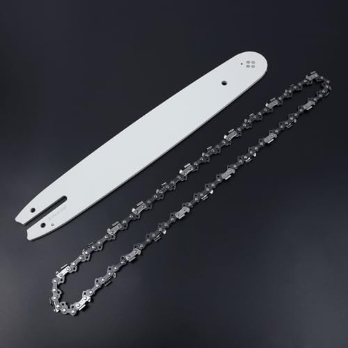 Robusta barra guida per motosega + catena per sega ad alte prestazioni 38LP progettata per la compatibilità dei modelli di MS170, MS180