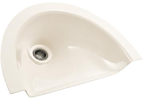 Free Range Designs Urine Separator | Classic Urine Diverter for Compost Toilets | Black or White | Made in UK (White)