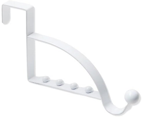 Perchero Puerta, Colgador de Puerta Universal, Colgador de Ventana para Colgar Decoración, Percheros Puerta para Baño o Dormitorio, Colgador puerta de acero inoxidable