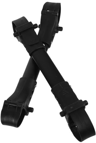 OKUMEYR Conector para Carrito Gemelos de Aluminio Negro, 2piezas, Resistente y Anti Óxido, Adecuado para Uso Exterior y Unir Dos Cochecitos de Ñiño