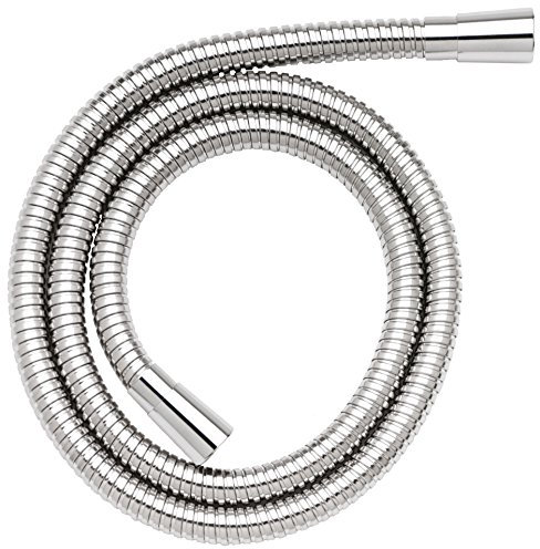 Croydex AM168841 Essentials Reinforced Stainless Steel Shower Hose, 1.75 m