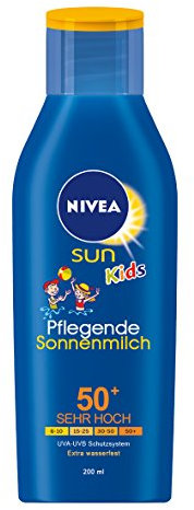 Nivea Sun Kinder-Sonnenmilch LSF 50 plus, 1er Pack (1 x 200 ml)