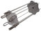 BBQNovation Edelstahl Rotisserie Spieß Set – Spieß-Rondell anex Gyros Scheiben für alle Drehspieße bis Ø14 mm – Inklusive 6 kurzen Spießen (30 cm) und 6 langen Spießen (41 cm)