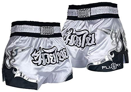 FLUORY Muay Thai-Kampf-Shorts, MMA-Shorts, Kleidung, Training, Käfigkampf, Grappling, Kampfsport, Kickboxen, Mtsf53bai, Klein
