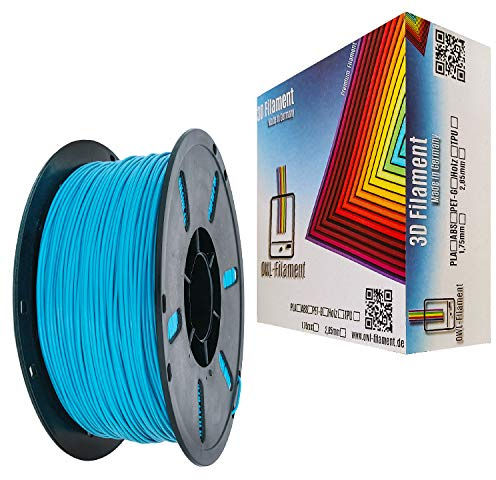 OWL-Filament 3D-Drucker PLA 1,75mm 1kg Spule Rolle (Neon Blau)