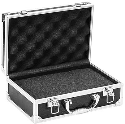 Kleine Alubox Alukoffer, Aluminium Koffer Werkzeugkoffer, Werkzeugkoffer Leer Alu Box Werkzeugkoffer, Werkzeugkoffer Werkzeug Alukoffer Mit Schaumstoff Aluminium, Werkzeugkoffer, 25,5x16,5x9,5cm