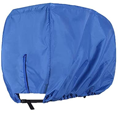 Couverture de Moteur Hors-Bord Couverture de Bateau Imperméable à l'eau Robuste Capot de Moteur de Bateau Couvre Hors-Bord Moteur Hors-Bord Couverture de Pluie Bleu 58 * 41 * 46 CM