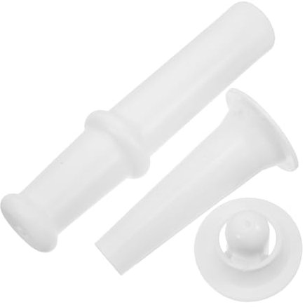 Amosfun 1 Ensemble Accessoires pour hachoir à viande poussoir en plastique pour broyeur accessoire hachoir à viande universel poussoir de broyeur de cuisine plastique polypropylène blanche