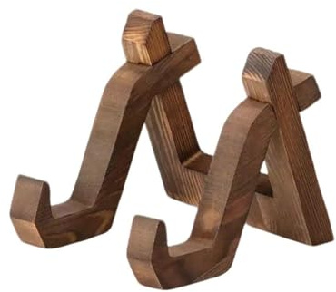 BIFHIG 1 Piezas De Soportes De Madera, Accesorios Simples para El Hogar, Soporte De Exhibición De Escritorio, Adecuado para Fotos, Libros.