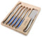 New Laguiole 6pc Cheese Knife Set in Tray (Stainless Steel)