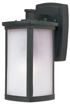Maxim Terrace-One Light Small Outdoor Wall Mount in Mission Style-5.25 Inches Wide by 11 inches high-Bronze Finish