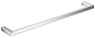 Inda A1518BCR Divo Portasalviette, Ottone, Cromato, 9 x 47 x 2 cm