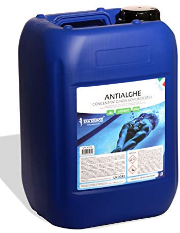 San Marco Antialghe liquido per piscina concentrato non schiumogeno fusto da 10 Lt.