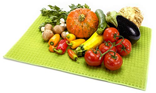 Tescoma Presto Tapis de séchage fruits et légumes en microfibre, vert